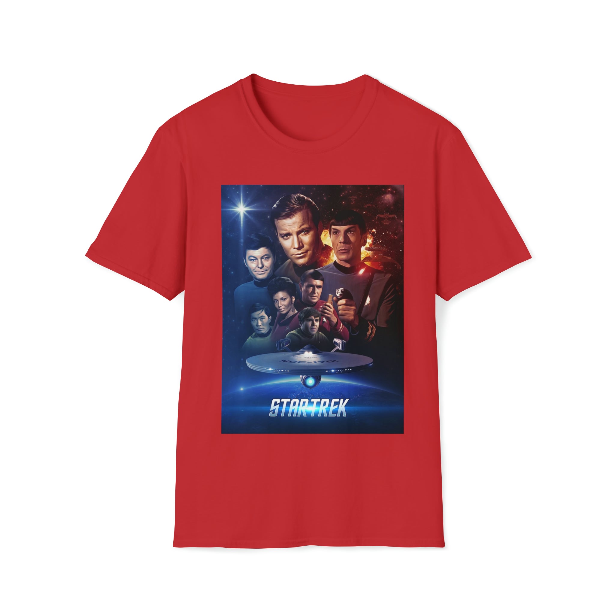 Star Trek original cast- Unisex Softstyle T-Shirt - Creations by Chris and Carlos